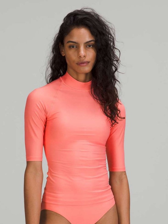 lululemon athletica Other - NWT Waterside UV Protection Short-Sleeve Rash Guard
Raspberry Cream W2CN9S sz XS